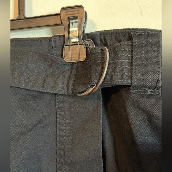 Briggs Black Women's Belted Utility Skort size medium NWT - Picture 6 of 11